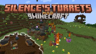 Silence's Turrets Mod (1.21.1, 1.20.1) – Core-Based Tower Defense Evolution