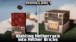 Blasting Netherrack into Nether Bricks Mod (1.21.4, 1.20.1)