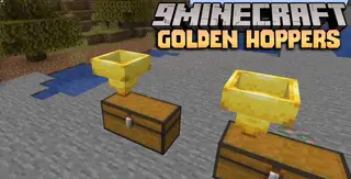 Golden Hoppers Mod (1.18.2, 116.5) – Filterable Hopper, Item Sorting