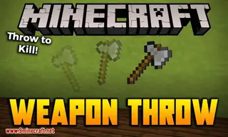 Weapon Throw Mod (1.20.1, 1.18.2) – Throw to Kill