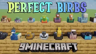 Perfect Birbs Mod (1.20.1) – Wearable Plushies, Easter Eggs