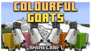 Colourful Goats Mod (1.20.6, 1.20.1) – Dye Your Goats
