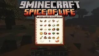 Spice of Life Potato Edition Mod (1.16.5) – Dietary Diversity Rewards
