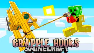 Grapple Hooks Mod (1.16.5) – Hook Speed, Rope Length Enchantment