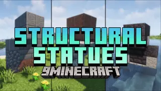 Structural Statues Mod (1.20.1, 1.19.4) – Bunch Of New Structures