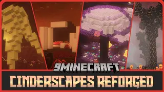 Cinderscapes Reforged Mod (1.19.2, 1.18.2) – Transform the Nether