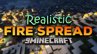 Realistic Fire Spread Mod (1.21.4, 1.20.1) – Watch Out For Creatures On Fire