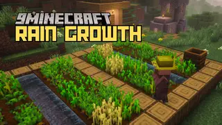 Rain Growth Mod (1.21.4, 1.20.1) – Increasing Crop Growth Under Rainy Conditions