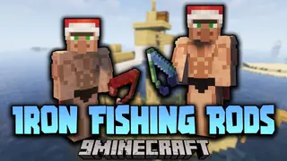 Iron Fishing Rods Mod (1.20.1, 1.19.4) – Better Fish Catching Tools