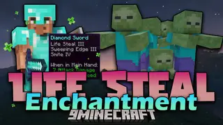 Life Steal Enchantment Mod (1.20.1, 1.19.4) – Steal Health from Defeated Enemies