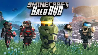 Halo HUD Mod (1.21.4, 1.20.1) – Halo Style Warning