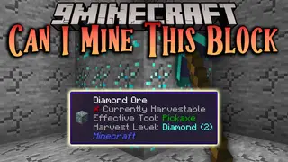 Can I Mine This Block Mod (1.20.1, 1.19.2) – Checking Harversable or Not