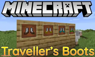 Traveller's Boots Mod (1.20.1, 1.19.2) – Adding 4 Types of Boots