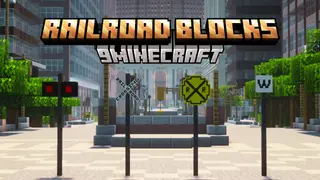 Railroad Blocks Mod (1.21.1, 1.20.1) – Railroad-themed Decorative Blocks