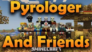 Pyrologer And Friends Mod (1.19.2, 1.18.2) – New Dangerous Illager Variants