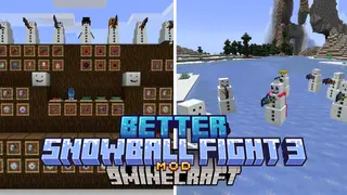 Better Snowball Fight 3 Mod (1.21.1, 1.20.1) – Enhanced Snowball Fights For Winter Adventures