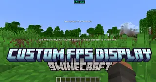 Custom FPS Display Mod (1.21.3, 1.20.1) – Track Performance In Style