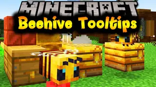 Beehive Tooltips Mod (1.21.3, 1.20.1) – Shows How Many Bees Are in A Beehive