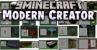Modern Creator Mod (1.20.1, 1.19.2) – 3D Model Furniture