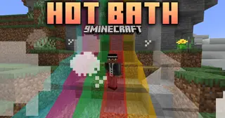 Hot Bath Mod (1.21.3, 1.21.1) – Find Comfort And Healing In Natural Pools