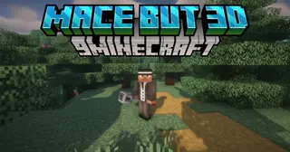 Mace But 3D Mod (1.21.3, 1.21.1) – Add A 3D Mace Model In Minecraft