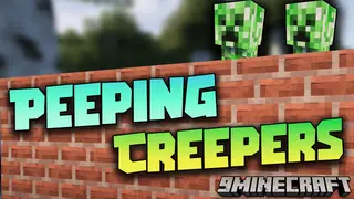 Peeping Creepers Mod (1.21.3, 1.20.1) – Patient and Jumpscare Creepers