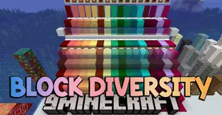 Block Diversity Mod (1.18.1, 1.16.5) – New Block Types and Colors