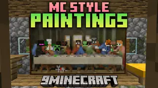 MC Style Paintings Mod (1.21.1, 1.20.1) – Mona Lisa, Starry Night