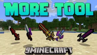 More Tool Mod (1.21.1, 1.20.1) – Over 40 New Tools And Weapons
