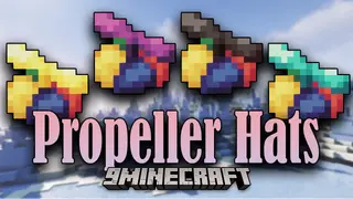 Propeller Hats Mod (1.21.1, 1.19.2) -Flying Devices