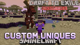 Craft to Exile Custom Uniques Mod (1.15.2) – Items for Modpack