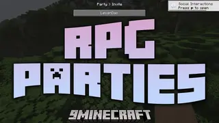 RPG Parties Mod (1.21.1, 1.20.1) – Party Up With Your Friends
