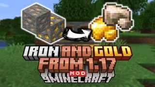 Iron And Gold From 1.17 Mod (1.16.5, 1.16) – Return To Classic Mining With Iron And Gold
