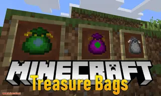 Treasure Bags Mod (1.21.1, 1.20.1) – Loot Bags Created with Data Packs