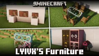 LYIVX'S Furniture Mod (1.21.1, 1.20.1) – Televisions, Sofas & More Furniture