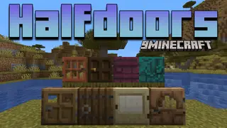 Halfdoors Mod (1.21.1, 1.19.2) – A New Door Variant