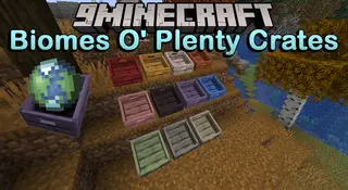 Biomes O' Plenty Crates Mod (1.19.2, 1.18.2) – Apple Crates for BoP