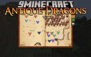 Antique Dragons Mod (1.18.2, 1.16.5) – Custom Dragons Markers for Antique Atlas
