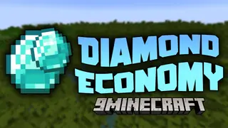 Diamond Economy Mod (1.21.1, 1.20.1) – Convert Diamonds Into Currency