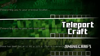 Teleport Craft Mod (1.21.1, 1.20.1) – Easy Teleportation Commands