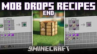 Mob Drops Recipes [End] Mod (1.21.1, 1.20.1) – Craft Mob Drops