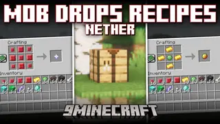 Mob Drops Recipes [Nether] Mod (1.21.1, 1.20.1) – Craft Nether Mob Drops