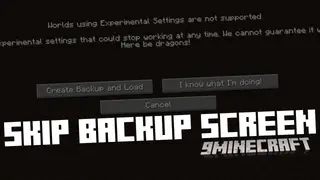 Maxthetomas Skip Backup Screen Mod (1.21.1, 1.20.1) – Removes The Backup Screen On World Load