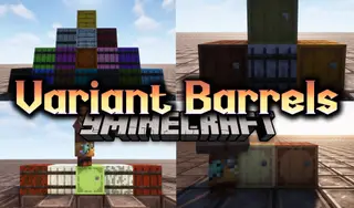 Variant Barrels Mod (1.21.1, 1.20.1) – Barrels for All Wood Types