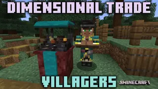 Dimensional Trade Villagers Mod (1.21.1, 1.20.1) – Nether Trader And End Trader