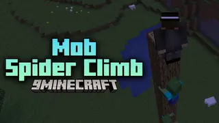 Mob Spider Climb Mod (1.21.1, 1.20.1) – Ground-Based Mobs Now Climb Walls