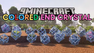 Colored End Crystals Mod (1.21.1, 1.20.1) – Rainbow Crystalline Power