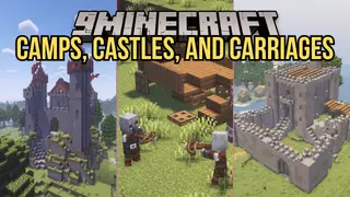 Camps, Castles, and Carriages Mod (1.20.6, 1.20.1) – A Vibrant Fairytale World