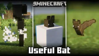 Useful Bat Mod (1.20.1, 1.19.4) – Makes Bats Useful!