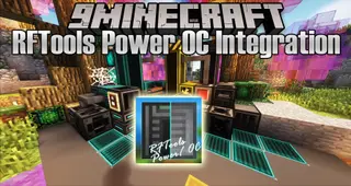 RFTools Power OC Integration Mod (1.12.2) – Energy Monitoring